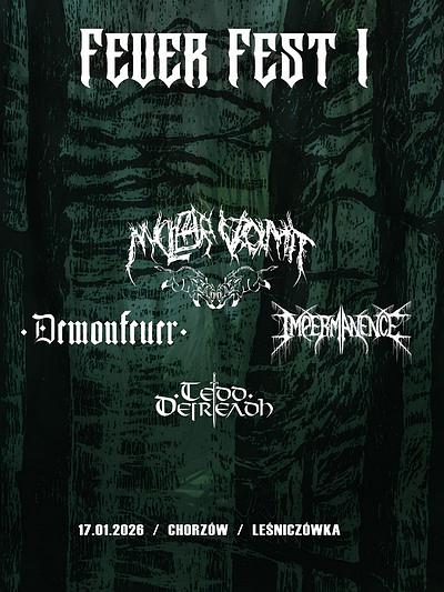 Plakat - Nuclear Vomit, Demonfeuer, Impermanence