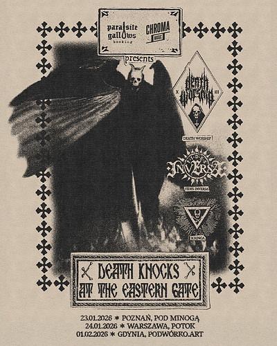 Plakat - Death Worship, Fides Inversa, Kringa