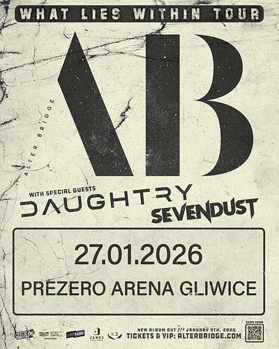 Plakat - Alter Bridge, Daughtry, Sevendust