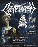 Koncert Cryptopsy, 200 Stab Wounds, Inferi, Corpse Pile
