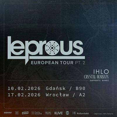 Plakat - Leprous, Ihlo, Crystal Horizon