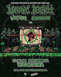 Plakat - Napalm Death, Whiplash, Varukers