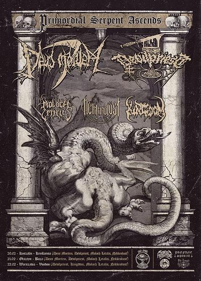 Plakat - Deus Mortem, Devilpriest, Moloch Letalis