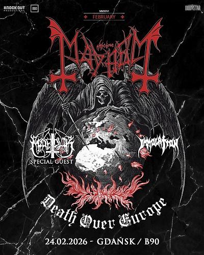 Plakat - Mayhem, Marduk, Immolation