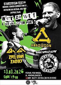 Plakat - Abaddon, GaGa/Zielone Żabki, Reakcja Plakat - Abaddon, GaGa/Zielone Żabki, Reakcja