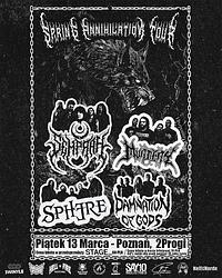 Plakat - Sphere, Murdery, Semprah, Damnation of Gods Plakat - Sphere, Murdery, Semprah, Damnation of Gods