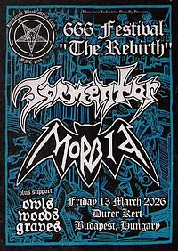 Plakat - Tormentor, Morbid, Owls Woods Graves