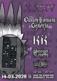 Plakat - Odium Humani Generis, Kir, Despised Cruelty