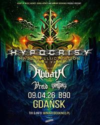 Plakat - Hypocrisy, Abbath, Vomitory, Vreid Plakat - Hypocrisy, Abbath, Vomitory, Vreid