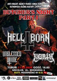 Plakat - Hell-Born, Unblessed Divine, North Plakat - Hell-Born, Unblessed Divine, North