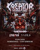 Koncert Kreator, Carcass, Exodus, Nails