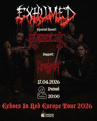Plakat - Exhumed, Gruesome, Orbstruct Plakat - Exhumed, Gruesome, Orbstruct