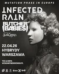 Plakat - Infected Rain, Butcher Babies, Black Spikes