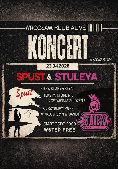 Plakat - Stuleya, Spust