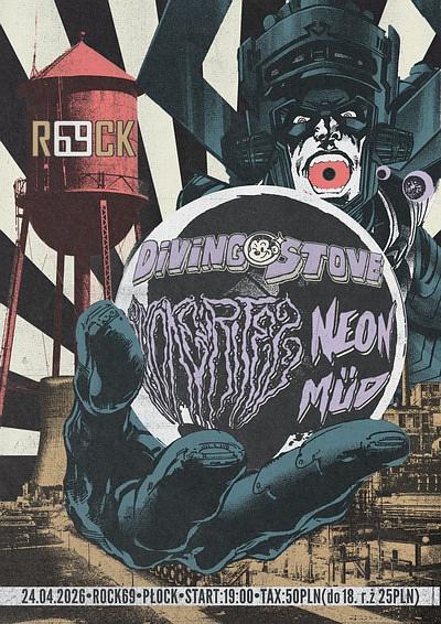 Plakat - Diving Stove, Smoke Rites, Neon Mud