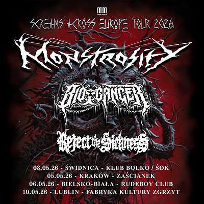 Plakat - Monstrosity, Bio-Cancer, Reject the Sickness