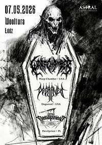 Plakat - Warp Chamber, Degraved, Devilpriest