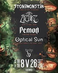 Plakat - Stonemonster, Źrenice, Pemod, Optical Sun