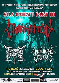 Plakat - Damnation, Towards Hellfire, Moloch Letalis Plakat - Damnation, Towards Hellfire, Moloch Letalis