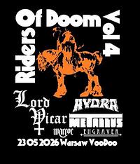 Plakat - Lord Vicar, Hydra, Metallus, Warcoe