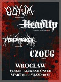 Plakat - Odyum, Headup, Peacemaker, Czoug Plakat - Odyum, Headup, Peacemaker, Czoug