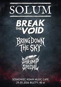 Plakat - Solum, Break the Void, Bring Down the Sky Plakat - Solum, Break the Void, Bring Down the Sky