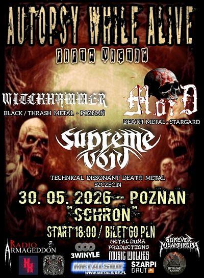 Plakat - Witchhammer, Supreme Void, Mord