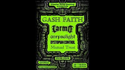 Plakat - Gash Faith, Larmo, Dystopian Control