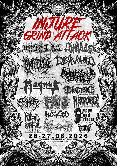 Plakat - Injure Grind Attack VII