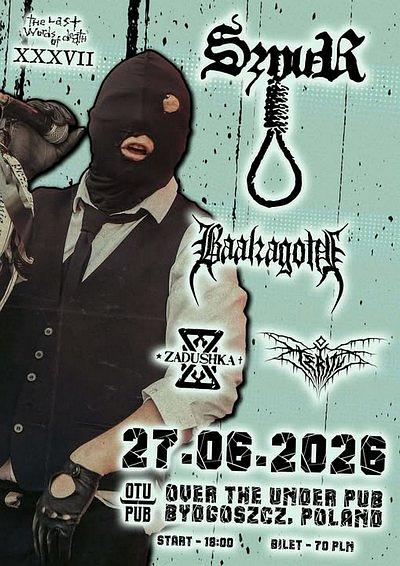 Plakat - Sznur, Baalzagoth, Eteritus, Zadushka