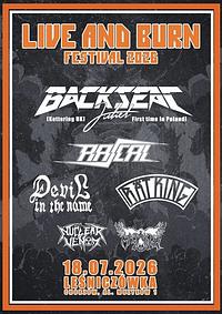 Plakat - Live and Burn Festival 2026 Plakat - Live and Burn Festival 2026