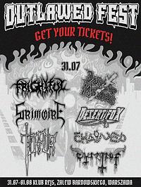 Plakat - Outlawed Fest Plakat - Outlawed Fest