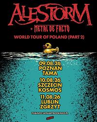 Plakat - Alestorm, Metal de Facto Plakat - Alestorm, Metal de Facto