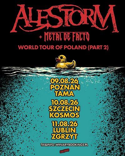 Plakat - Alestorm, Metal de Facto
