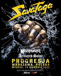 Plakat - Savatage, Nevermore, Armored Saint