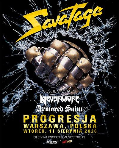 Plakat - Savatage, Nevermore, Armored Saint