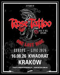 Plakat - Rose Tattoo Plakat - Rose Tattoo