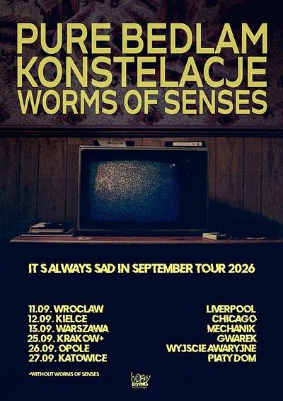 Plakat - Pure Bedlam, Konstelacje, Worms of Senses