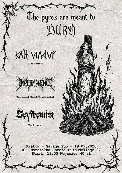 Plakat - Kalt Vindur, Impermanence, Secfremist