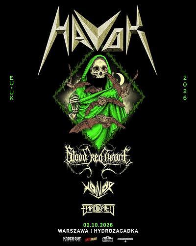 Plakat - Havok, Blood Red Throne, Xonor