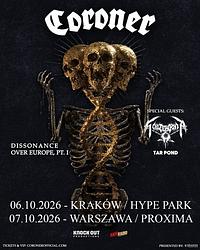 Plakat - Coroner, Schizophrenia, Tar Pond Plakat - Coroner, Schizophrenia, Tar Pond
