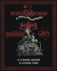 Plakat - Misthyrming, Necrowretch, Profanation (Francja) Plakat - Misthyrming, Necrowretch, Profanation (Francja)