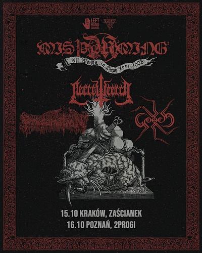Plakat - Misthyrming, Necrowretch, Profanation (Francja)