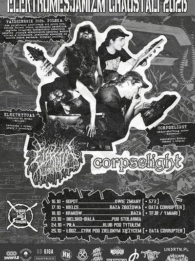 Plakat - Elektrytuał, Corpselight, Data Corrupter