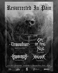 Plakat - Demonfeuer, Cry of the Nile, Asperatus Plakat - Demonfeuer, Cry of the Nile, Asperatus