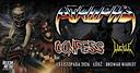 Koncert Atrophy, Confess, Lucille