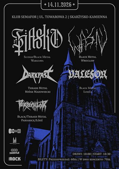 Plakat - Fiasko, Waśń, Darkpast, Persecutor