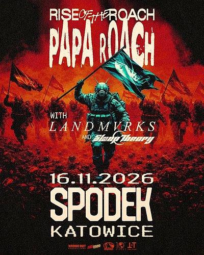 Plakat - Papa Roach, Landmvrks, Sleep Theory
