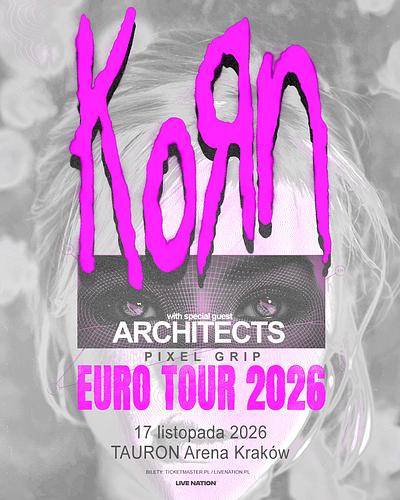 Plakat - Korn, Architects, Pixel Grip