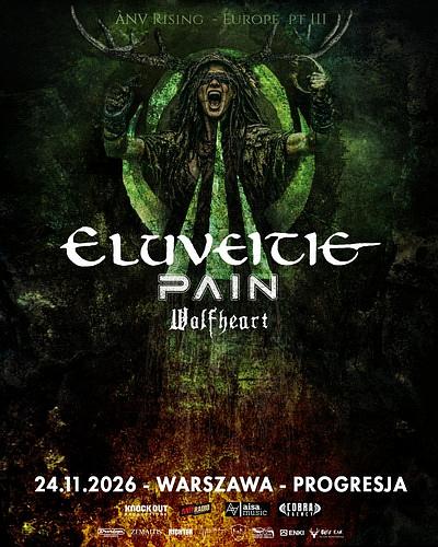 Plakat - Eluveitie, Pain, Wolfheart